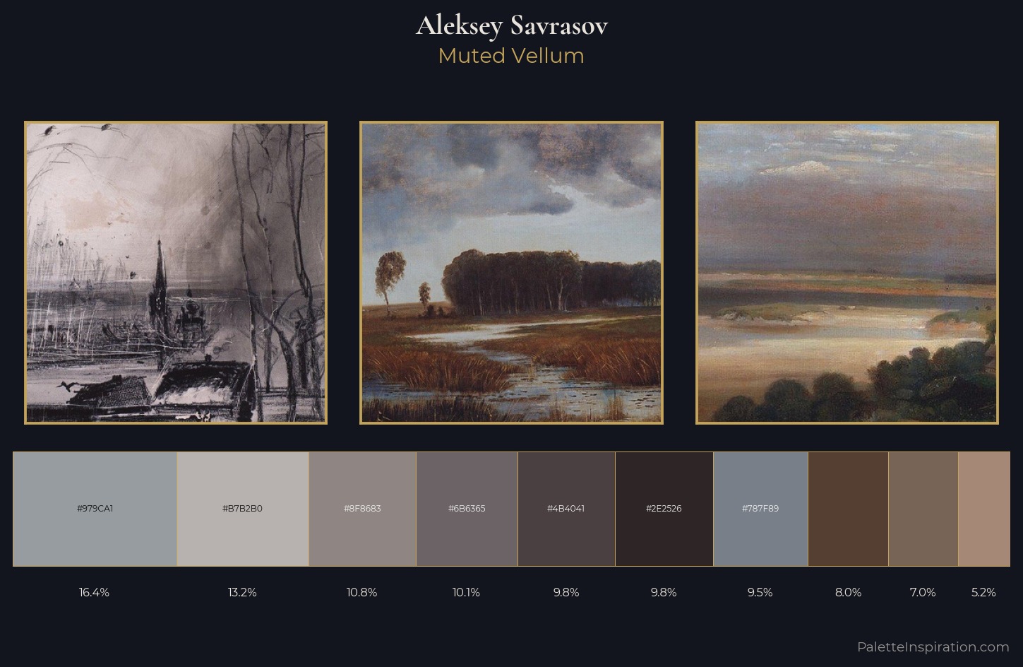 Aleksey Savrasov Palette 10 — Muted Vellum
