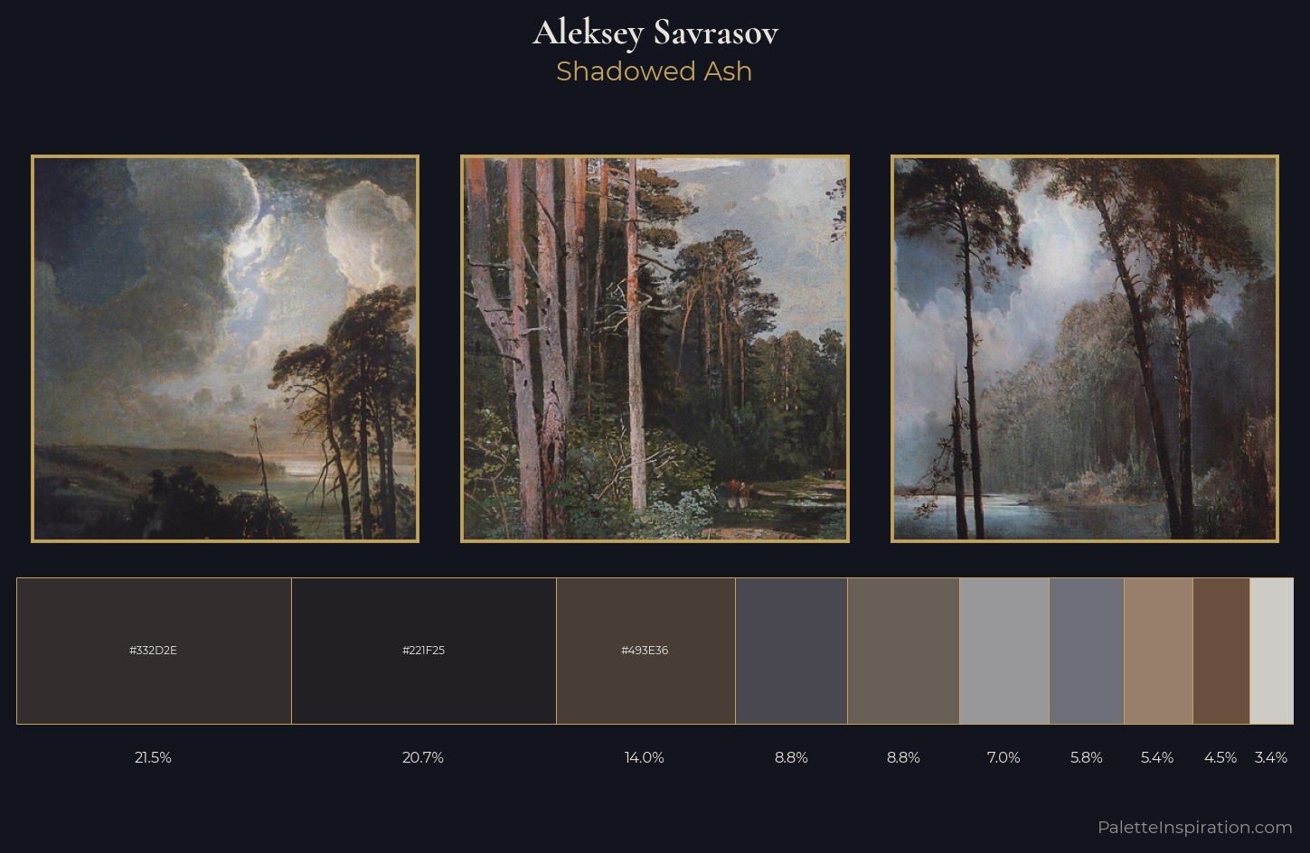 Aleksey Savrasov Palette 13 — Shadowed Ash