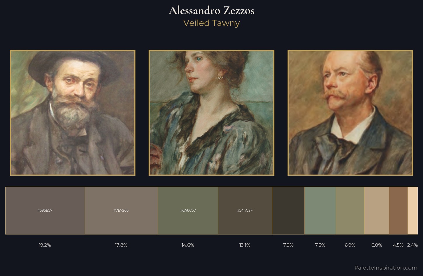 Alessandro Zezzos Palette 4 — Veiled Tawny