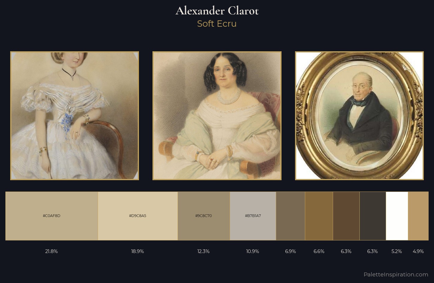 Alexander Clarot Palette 3 — Soft Ecru