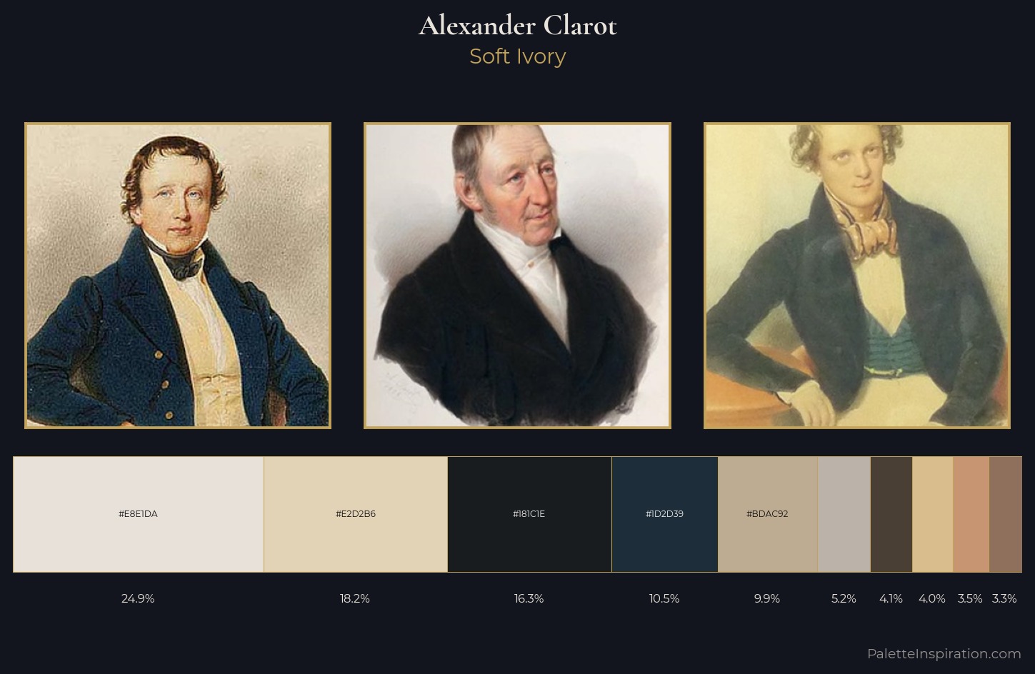 Alexander Clarot Palette 4 — Soft Ivory