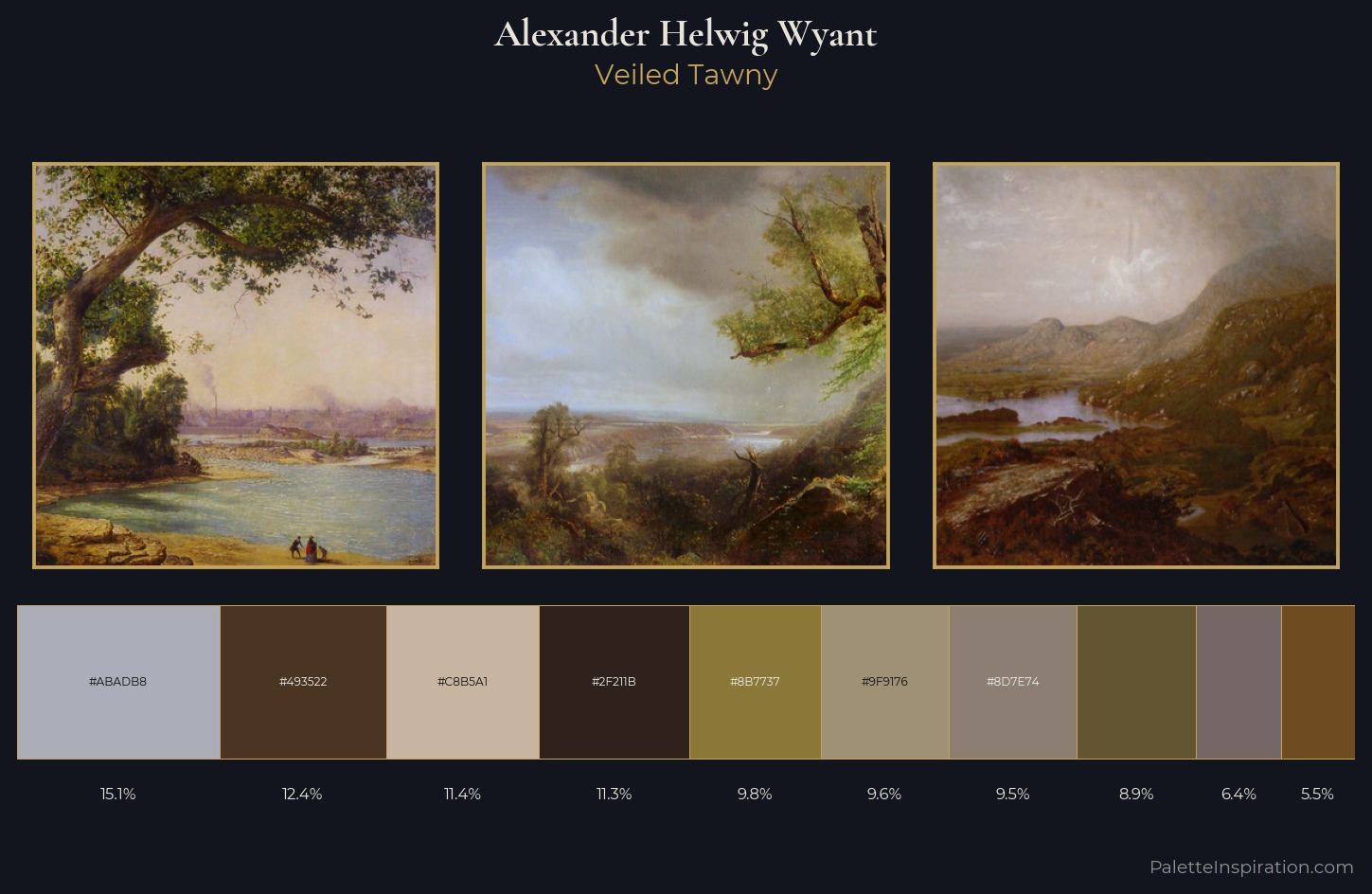 Alexander Helwig Wyant Palette 5 — Veiled Tawny