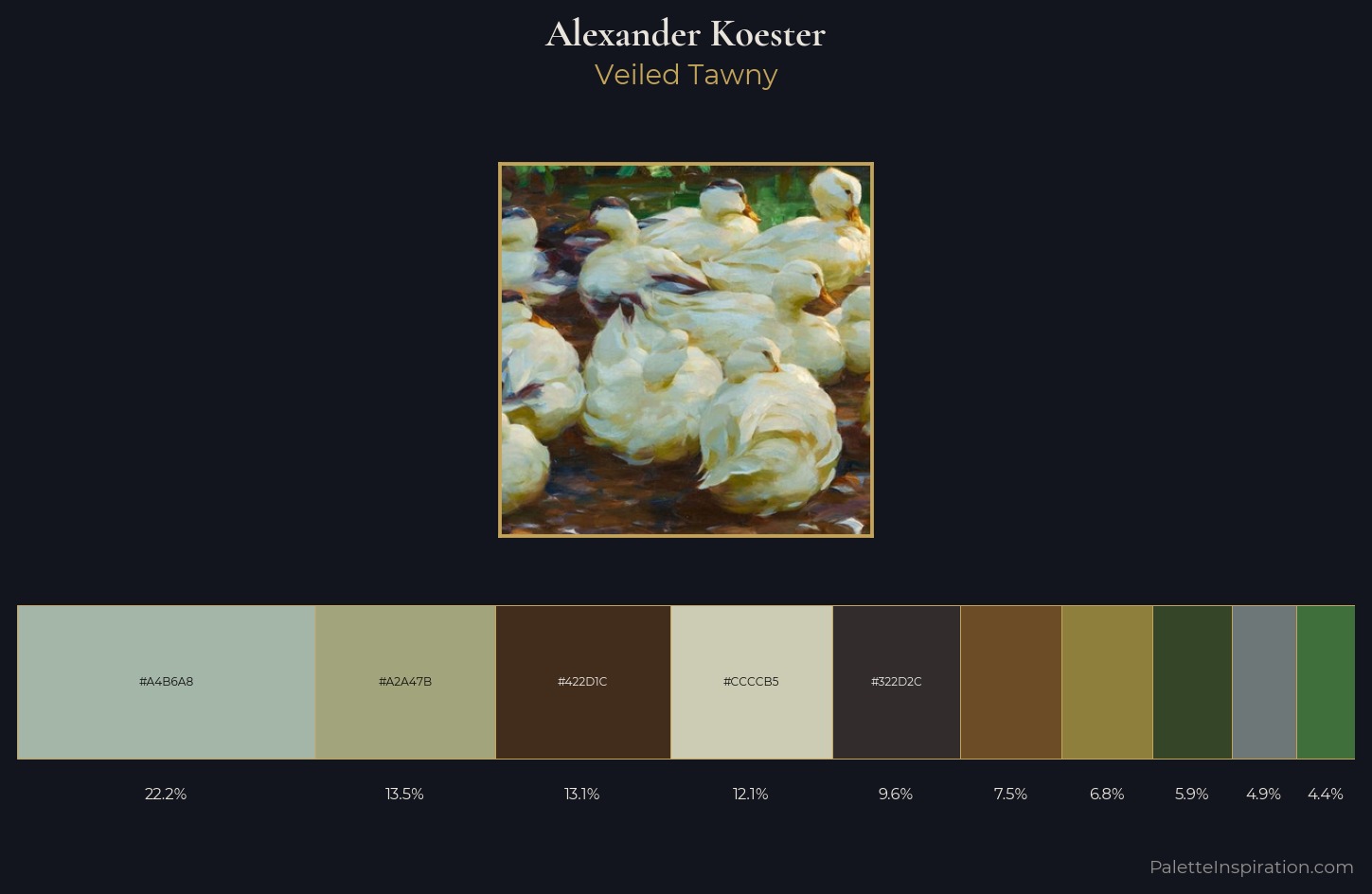 Alexander Koester Palette 2 — Veiled Tawny