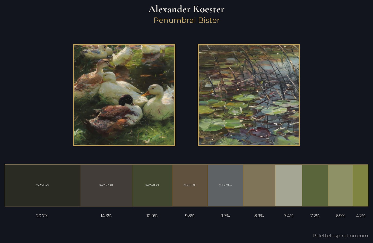 Alexander Koester Palette 3 — Penumbral Bister
