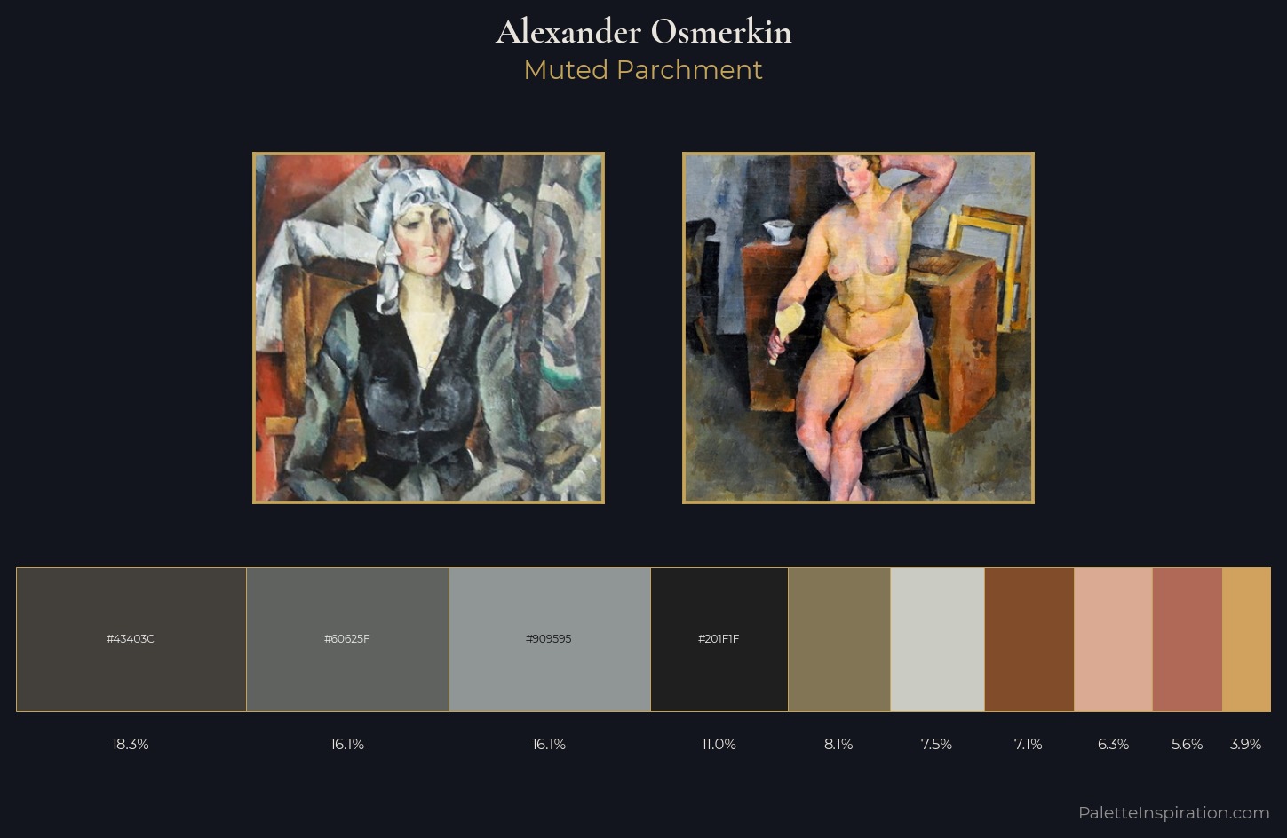 Alexander Osmerkin Palette 1 — Muted Parchment