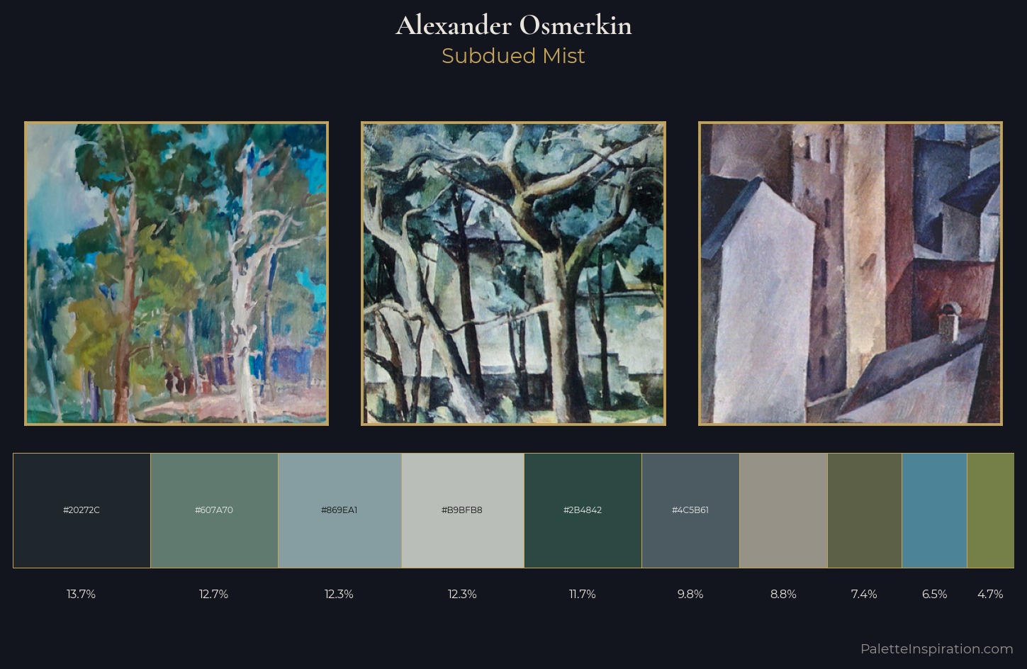 Alexander Osmerkin Palette 2 — Subdued Mist