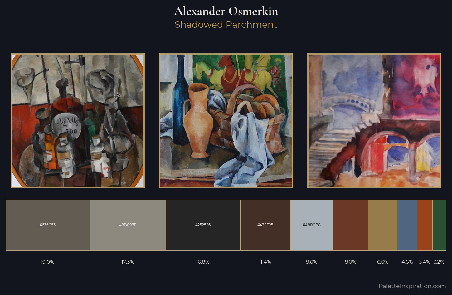 Alexander Osmerkin Palette 5 — Shadowed Parchment
