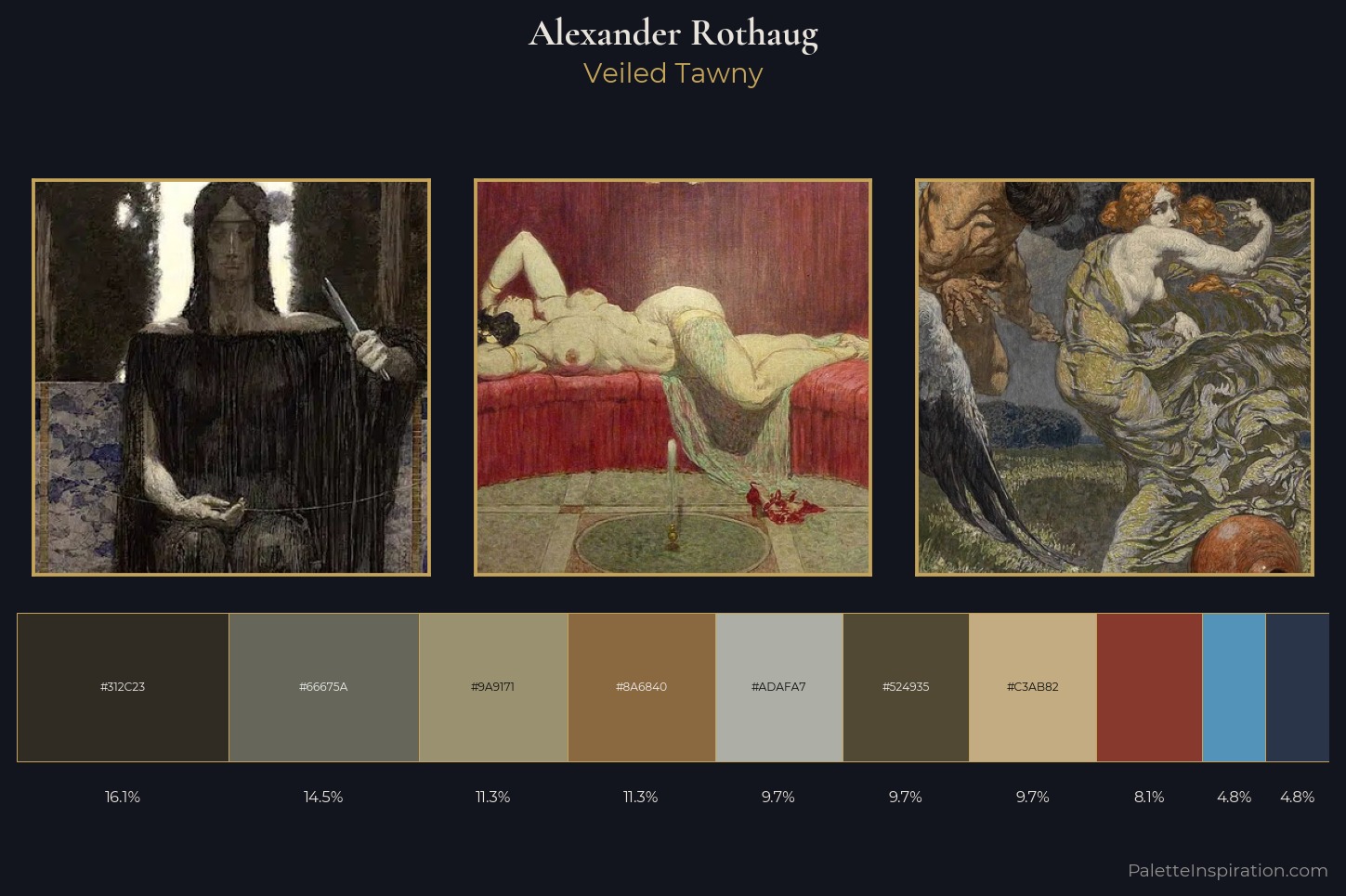Alexander Rothaug Master Palette — Veiled Tawny