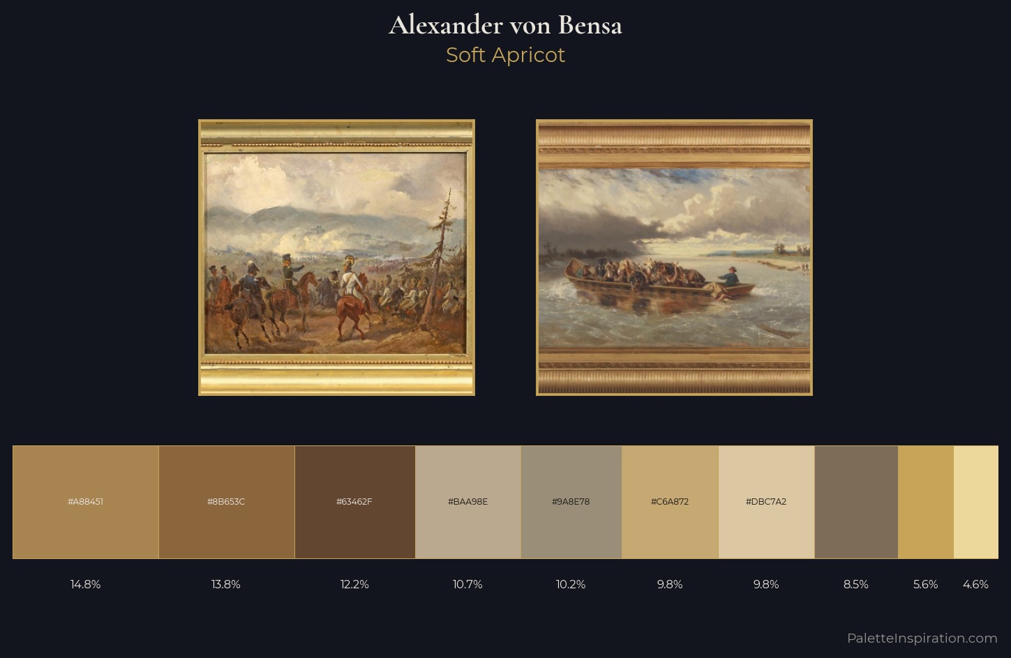 Alexander von Bensa Palette 1 — Soft Apricot