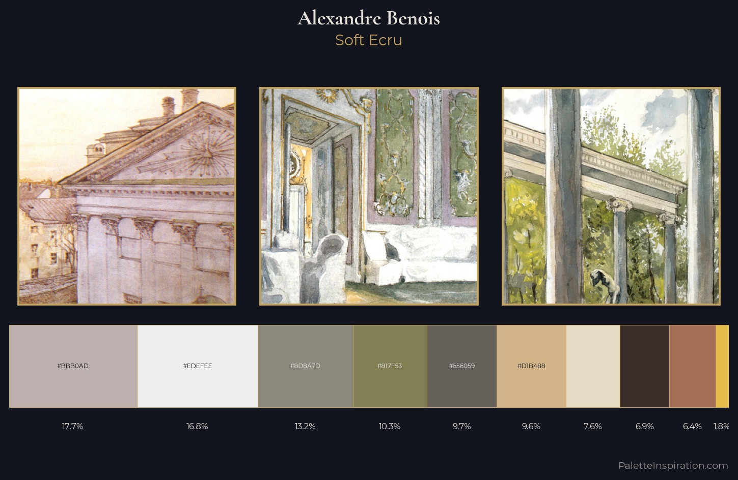 Alexandre Benois Palette 1 — Soft Ecru