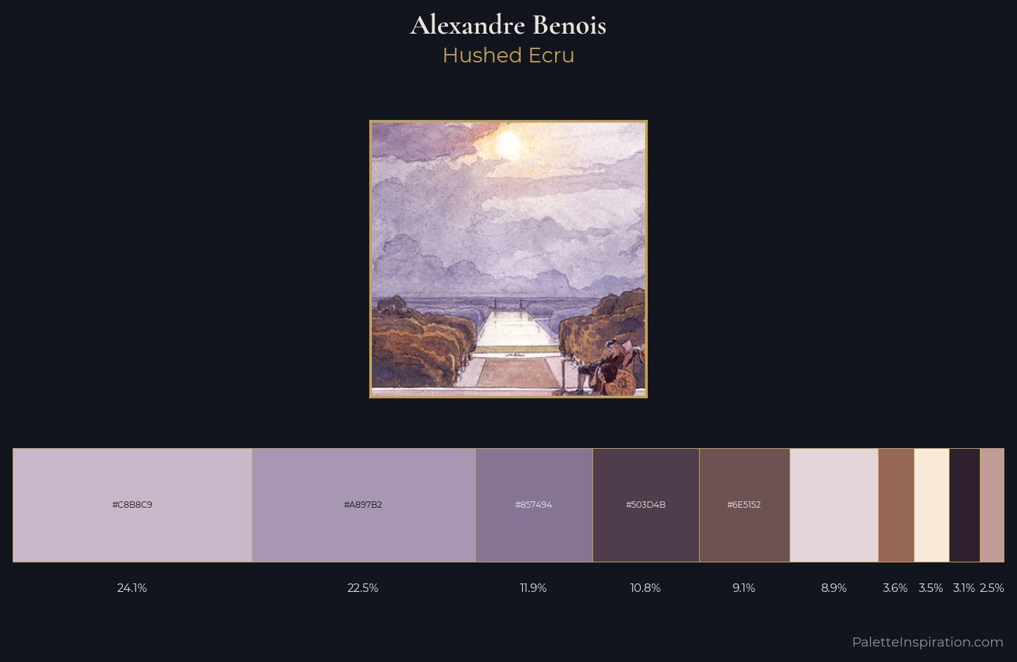Alexandre Benois Palette 3 — Hushed Ecru