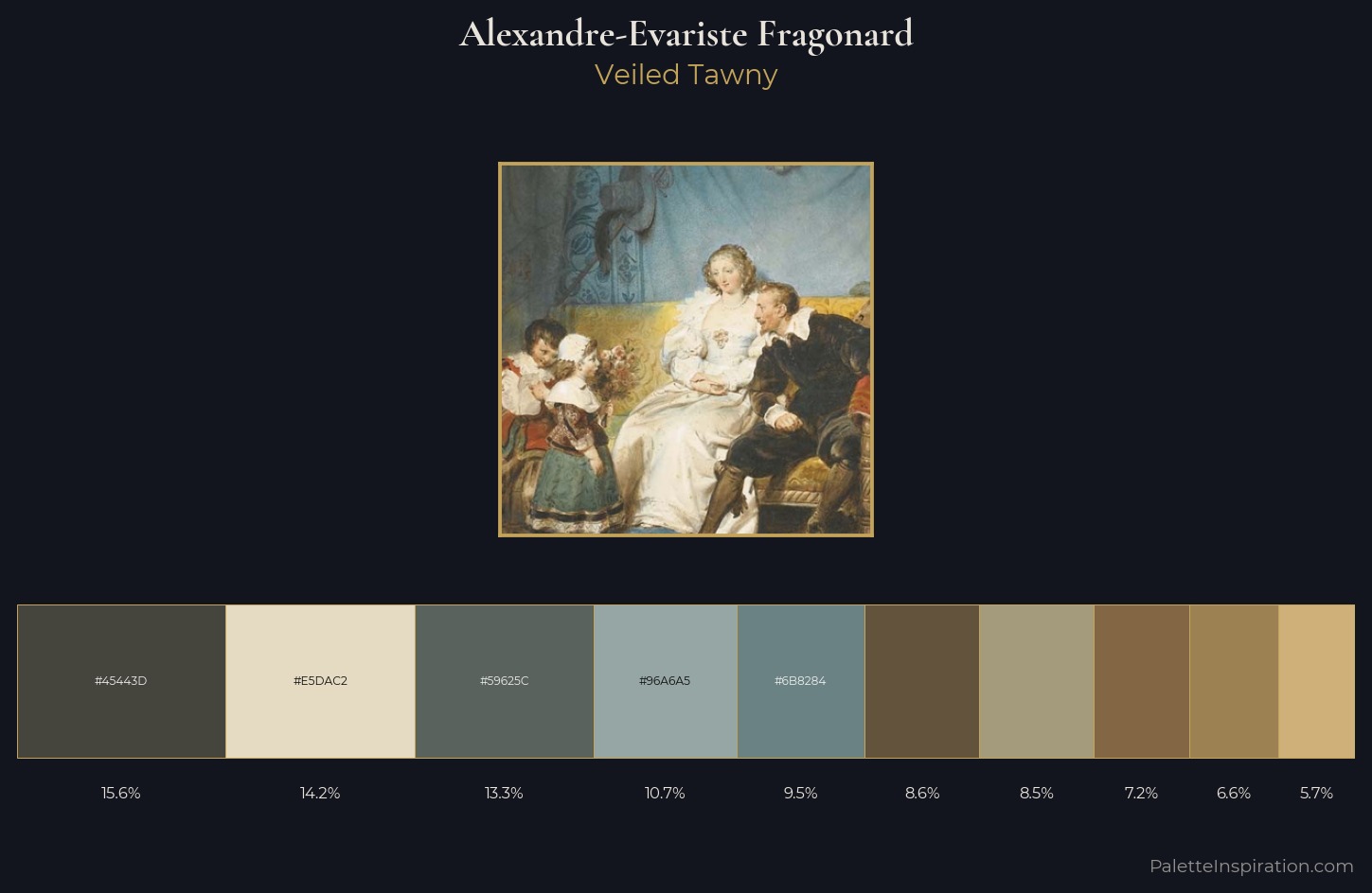 Alexandre-Evariste Fragonard Palette 1 — Veiled Tawny
