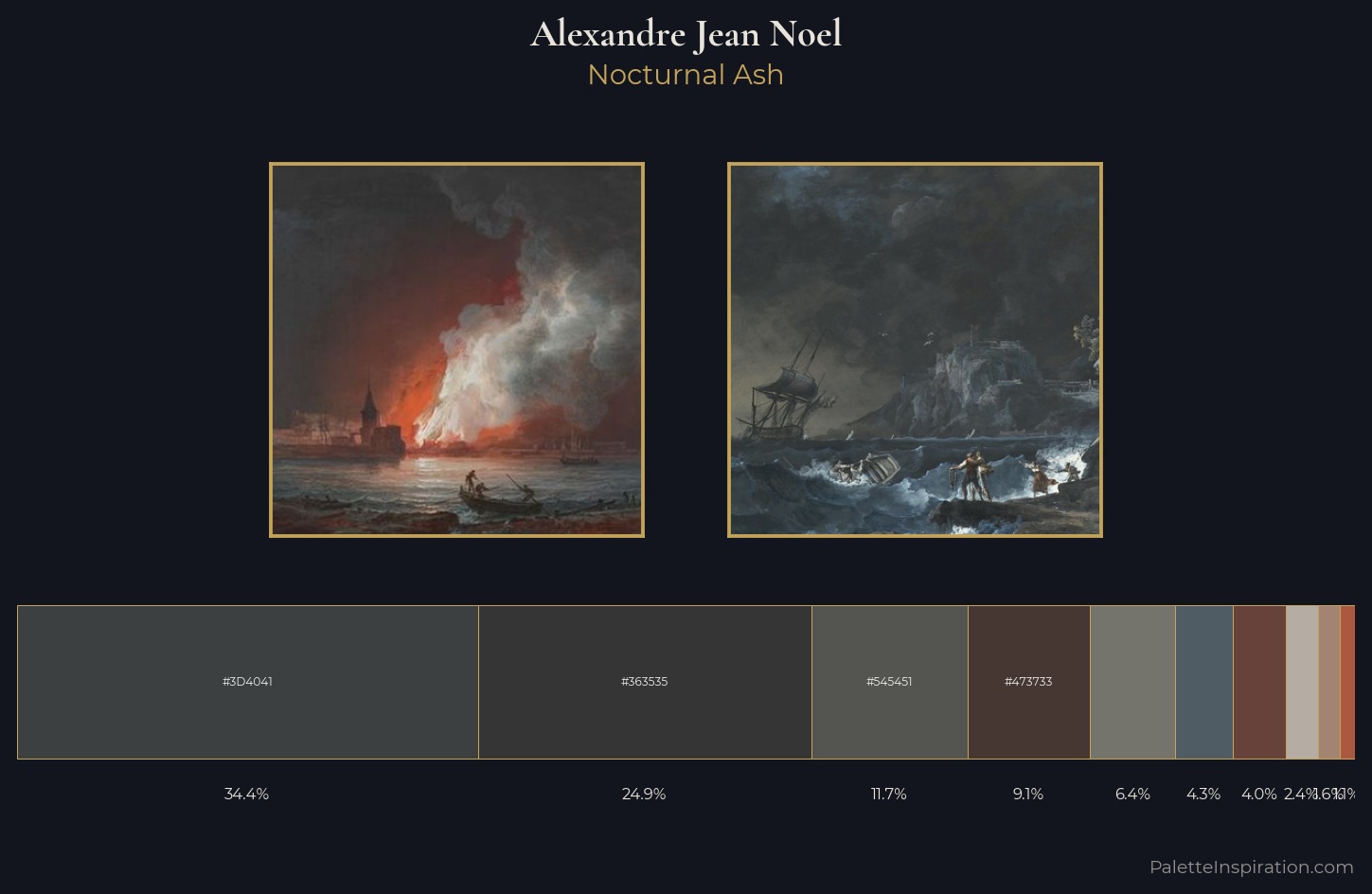 Alexandre Jean Noel Palette 1 — Nocturnal Ash