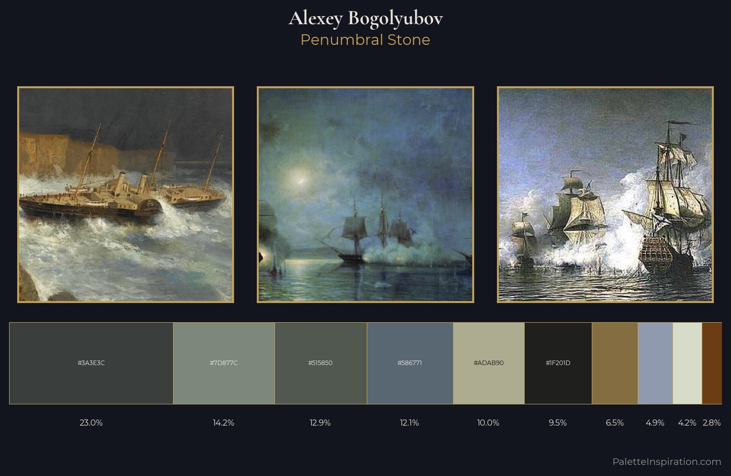 Alexey Bogolyubov Palette 8 — Penumbral Stone