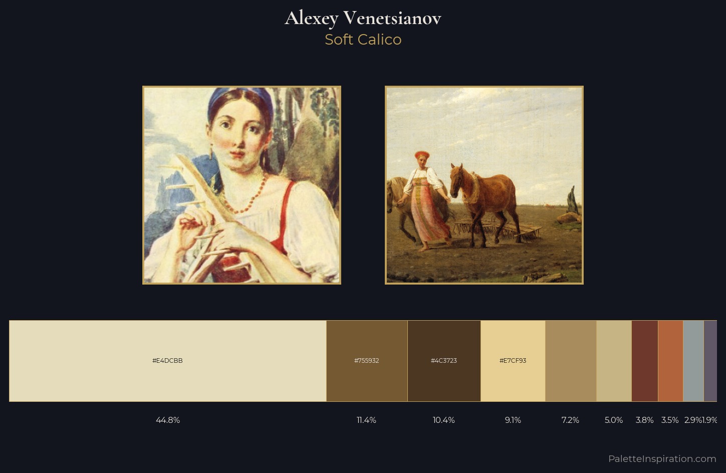 Alexey Venetsianov Palette 2 — Soft Calico