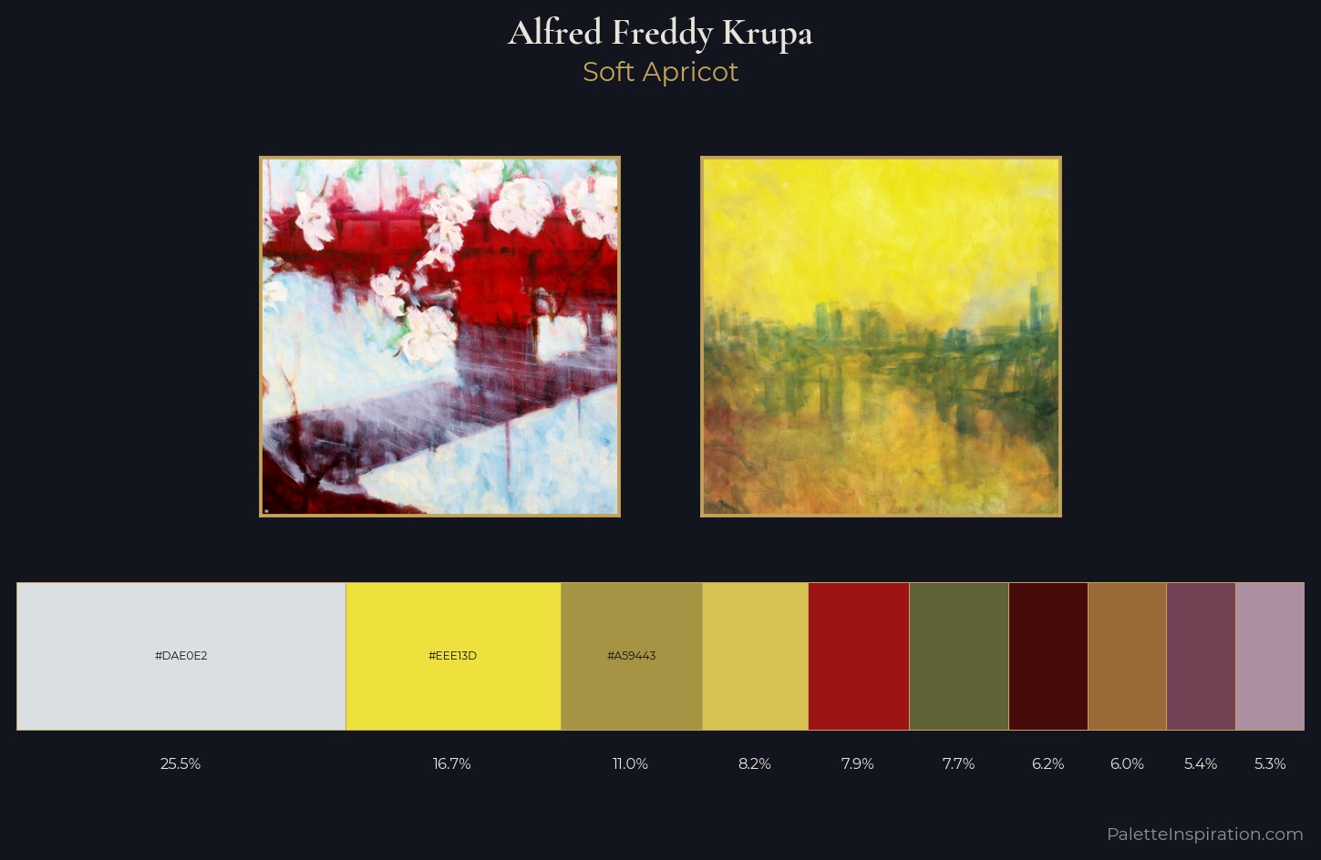 Alfred Freddy Krupa Palette 1 — Soft Apricot