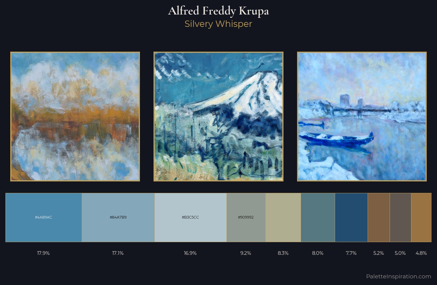 Alfred Freddy Krupa Palette 2 — Silvery Whisper