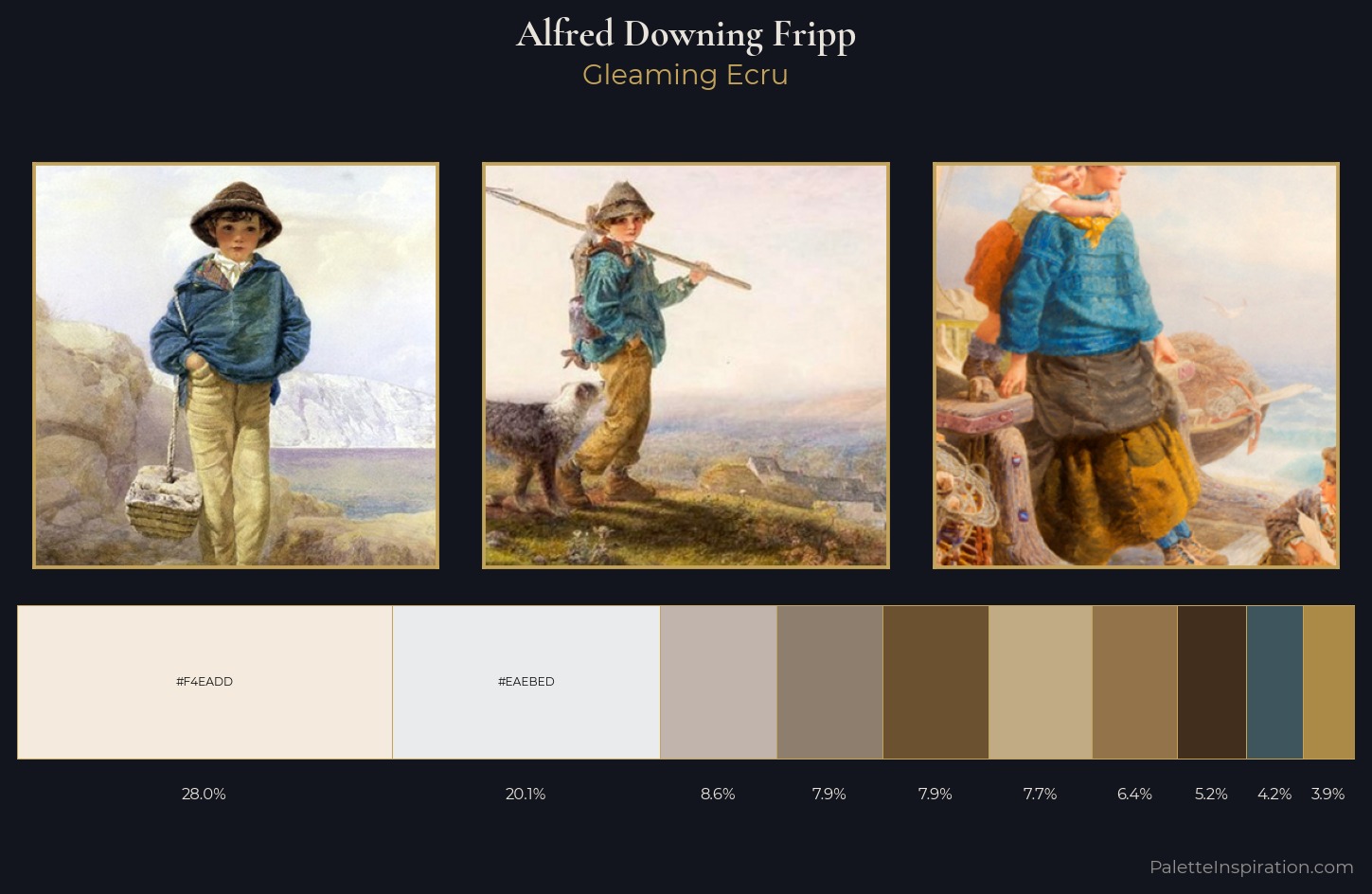 Alfred Downing Fripp Palette 1 — Gleaming Ecru