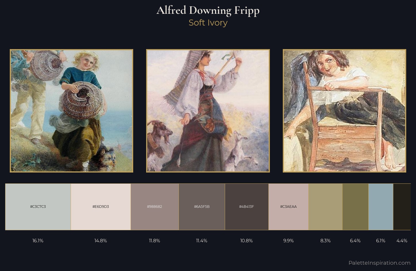 Alfred Downing Fripp Palette 2 — Soft Ivory