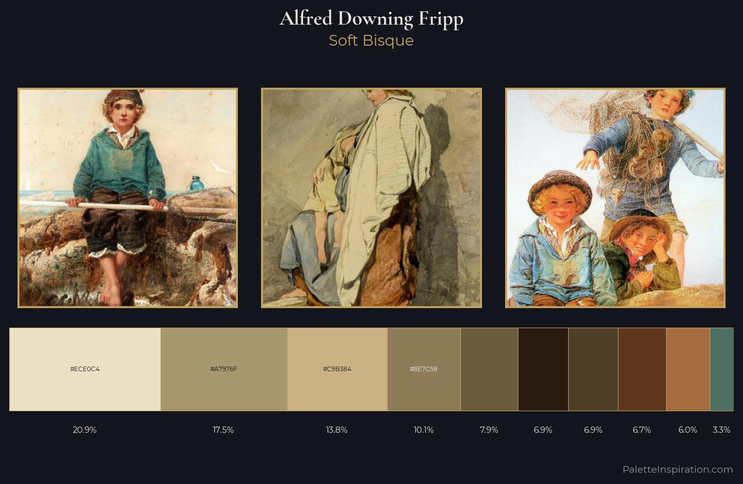 Alfred Downing Fripp Palette 5 — Soft Bisque