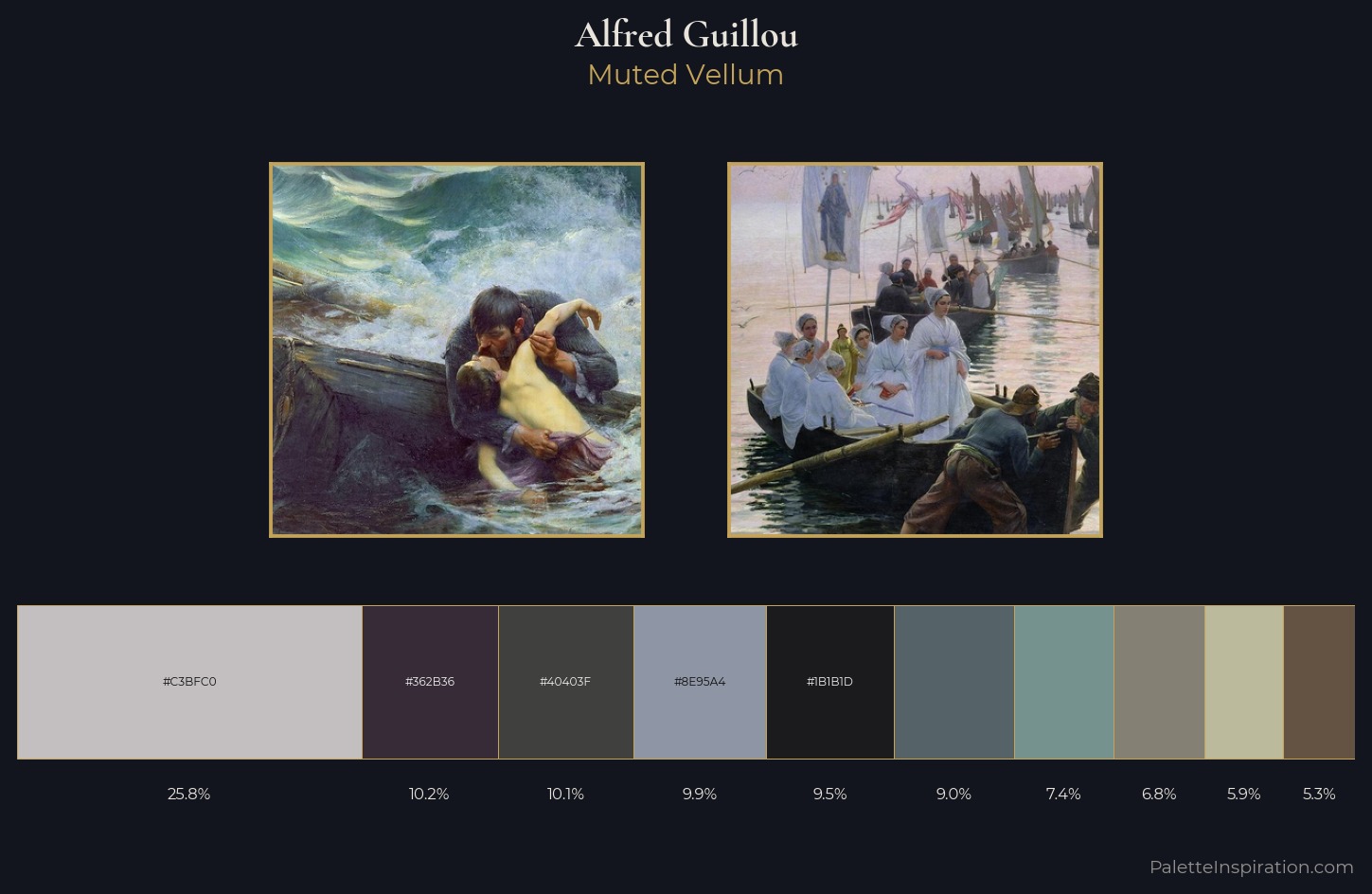 Alfred Guillou Palette 2 — Muted Vellum