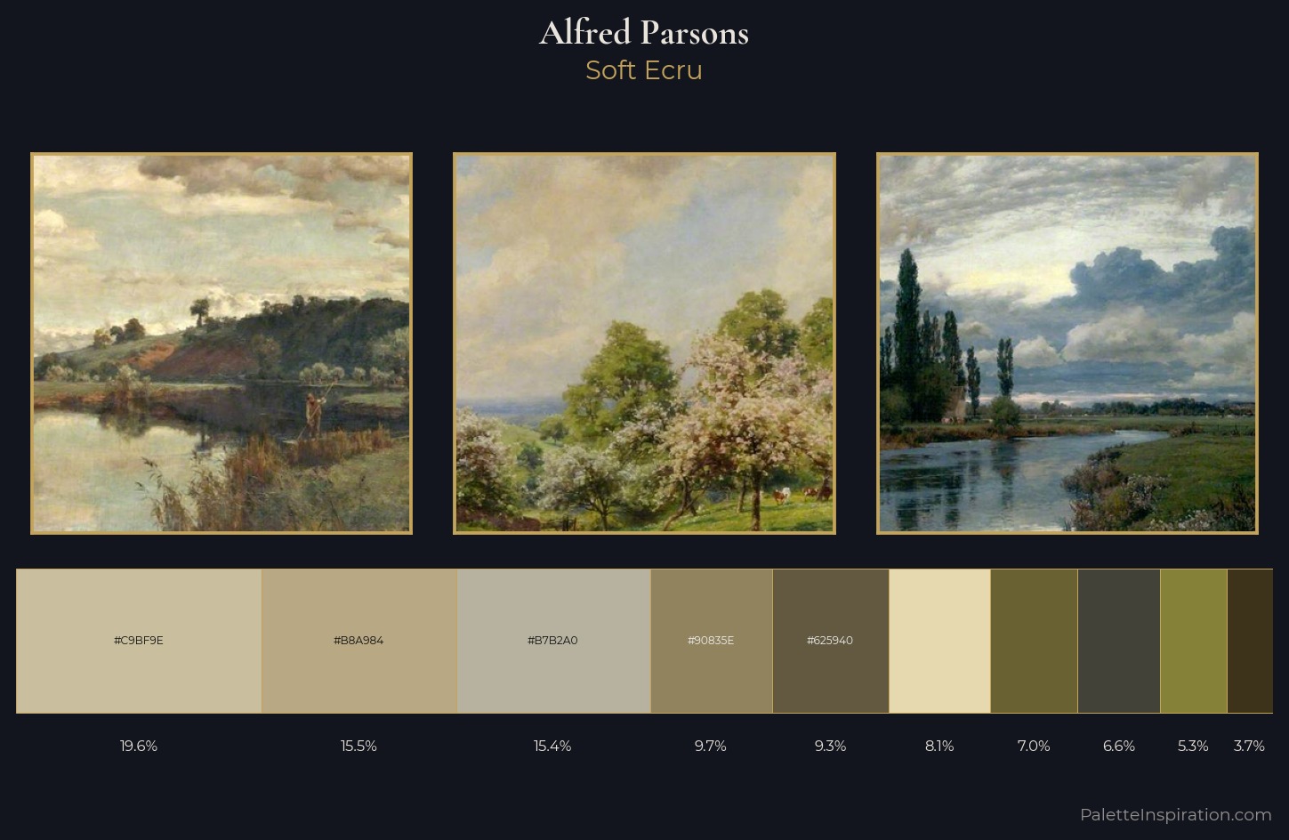 Alfred Parsons Palette 4 — Soft Ecru