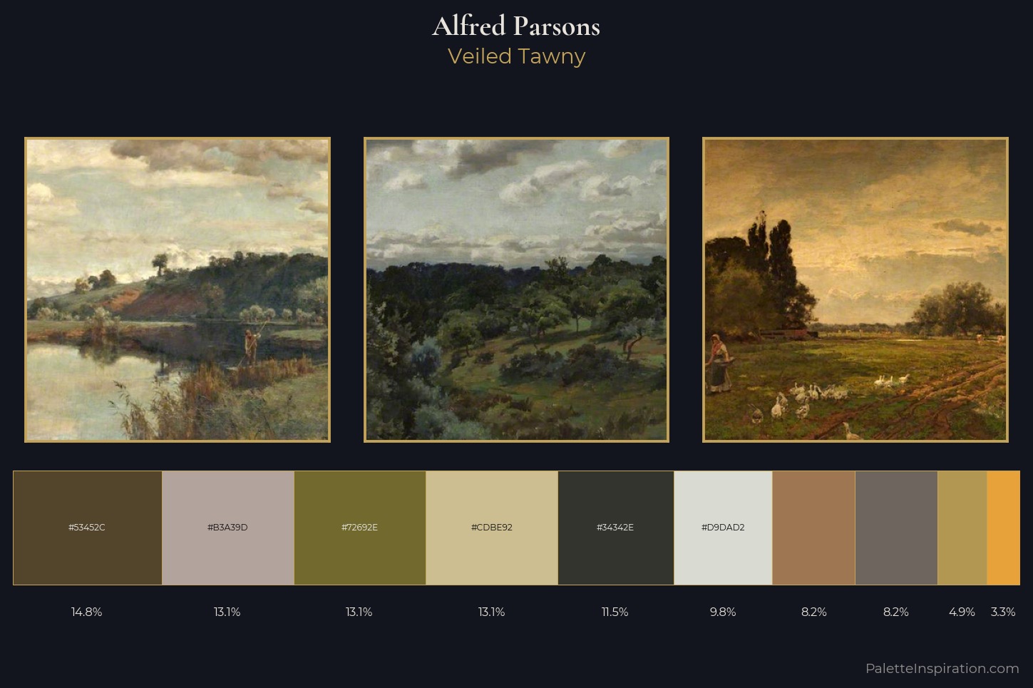 Alfred Parsons Master Palette — Veiled Tawny