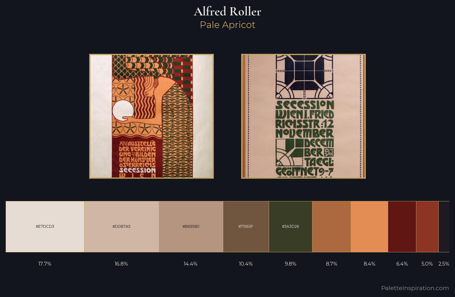 Alfred Roller Palette 4 — Pale Apricot