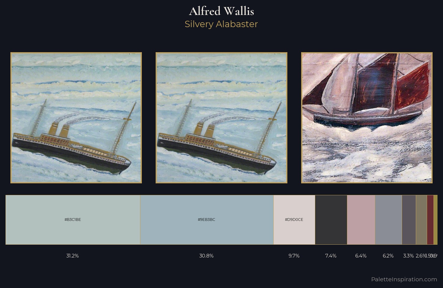 Alfred Wallis Palette 3 — Silvery Alabaster