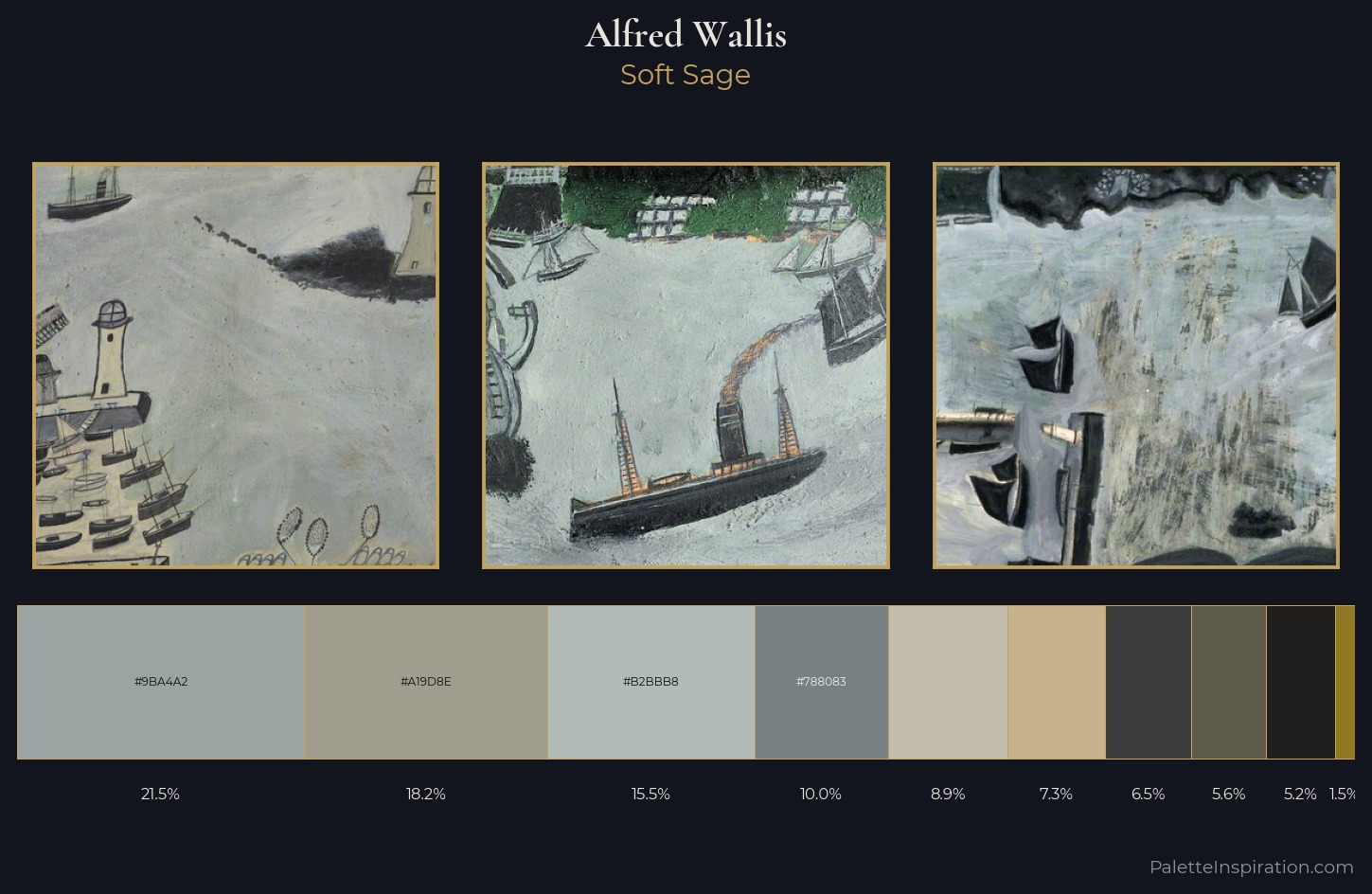 Alfred Wallis Palette 4 — Soft Sage