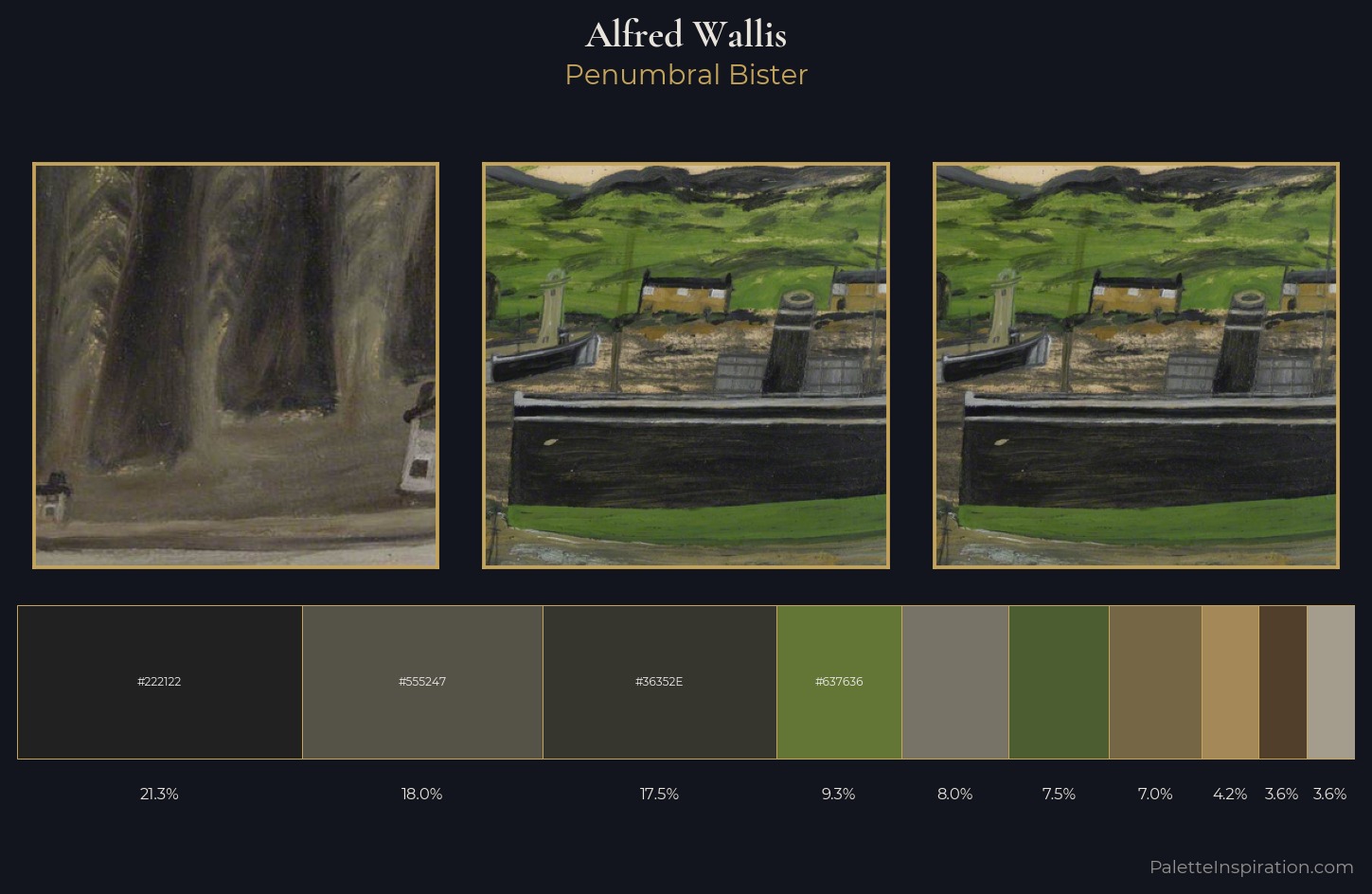 Alfred Wallis Palette 11 — Penumbral Bister
