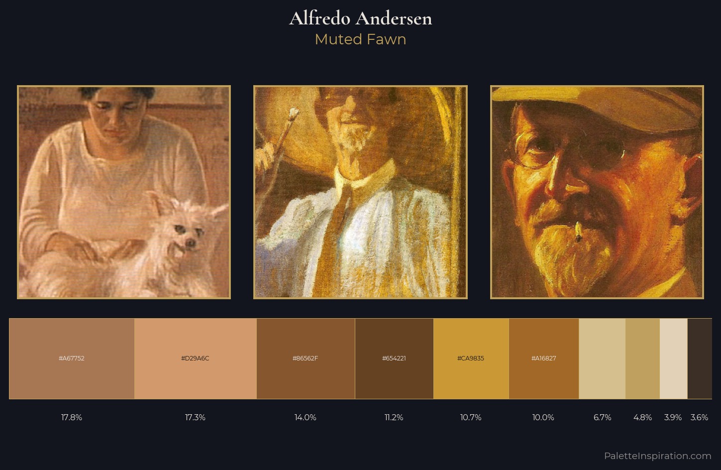 Alfredo Andersen Palette 3 — Muted Fawn