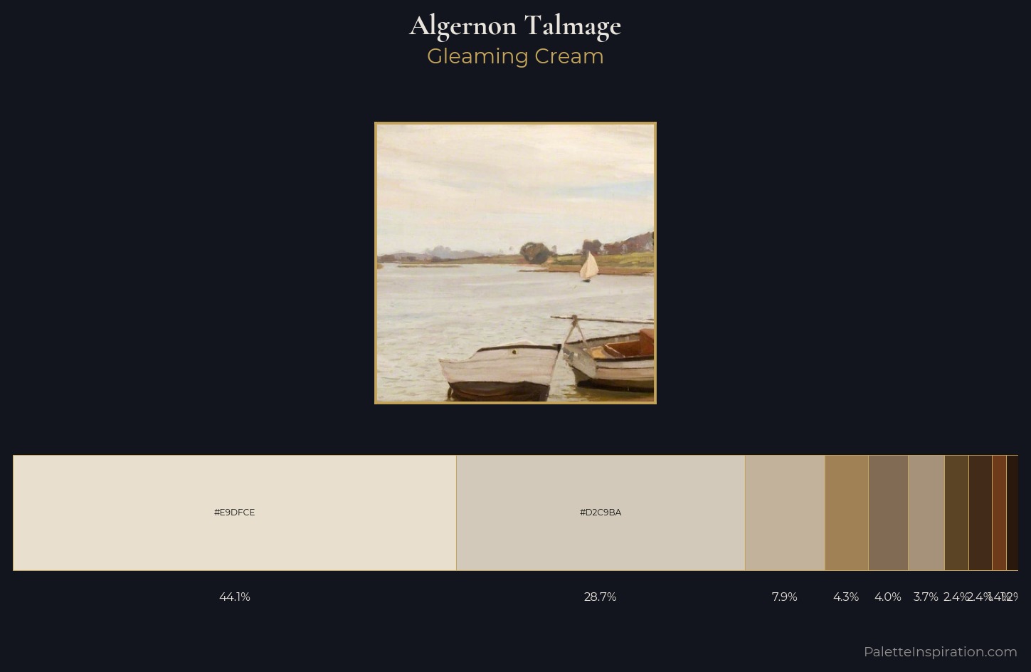 Algernon Talmage Palette 3 — Gleaming Cream