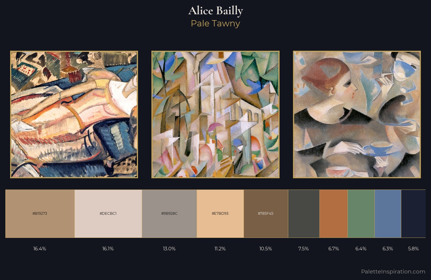 Alice Bailly Palette 3 — Pale Tawny