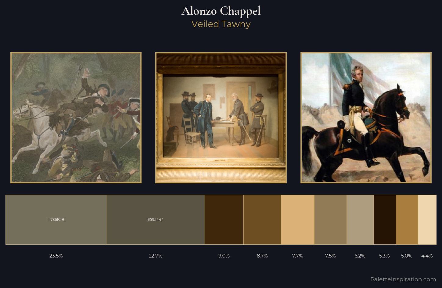 Alonzo Chappel Palette 2 — Veiled Tawny