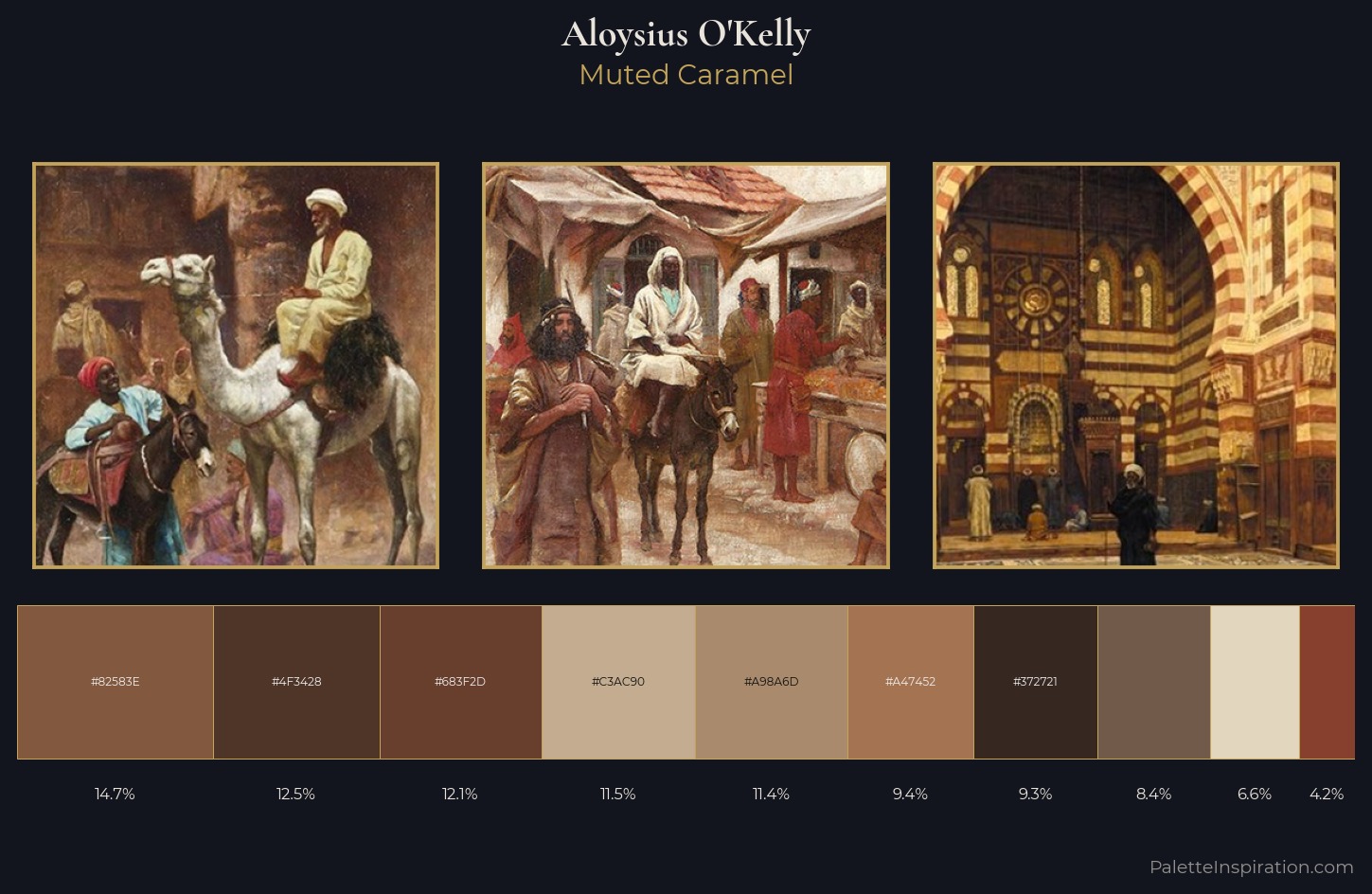 Aloysius O'Kelly Palette 3 — Muted Caramel