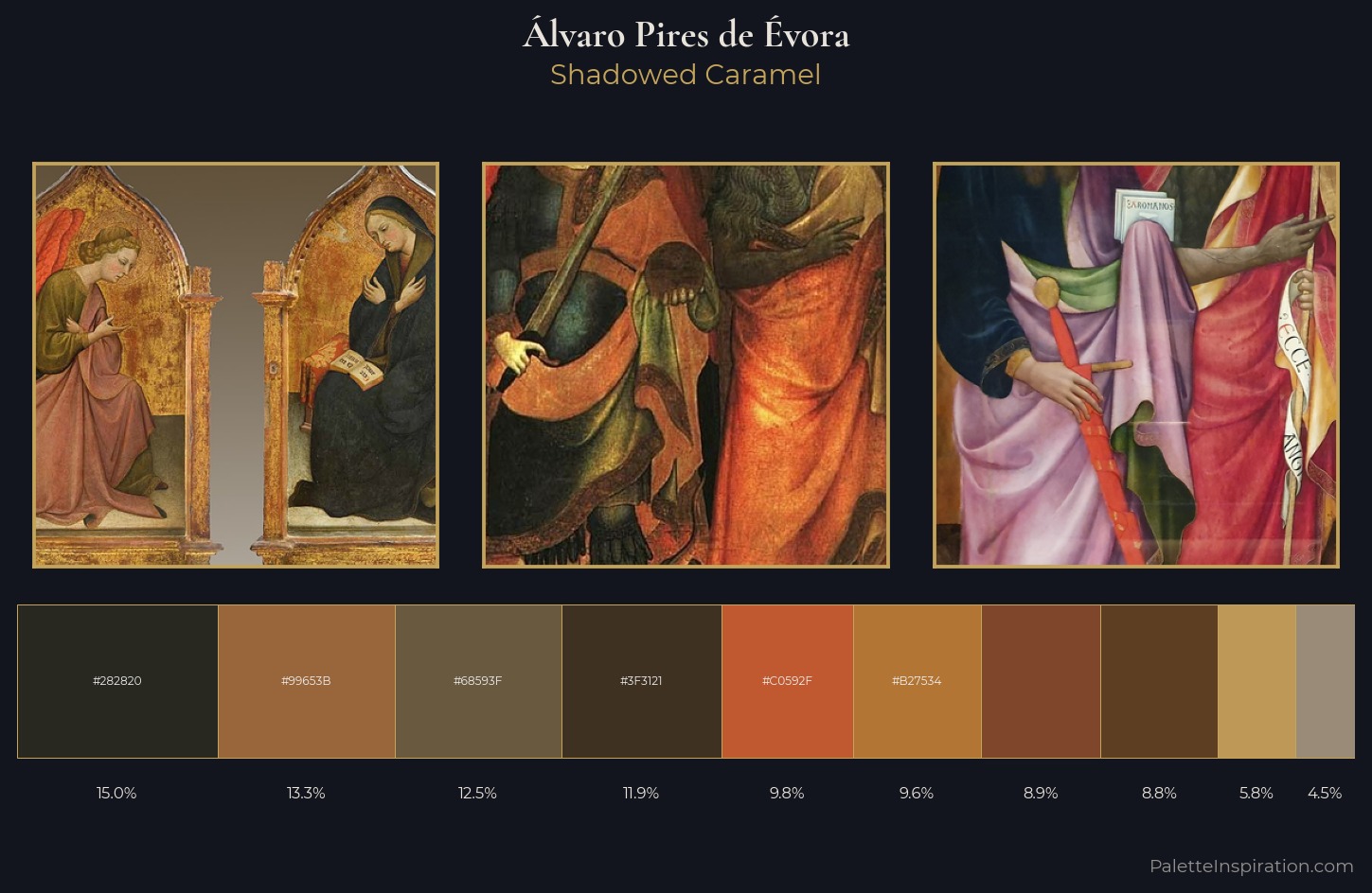 Álvaro Pires de Évora Palette 4 — Shadowed Caramel