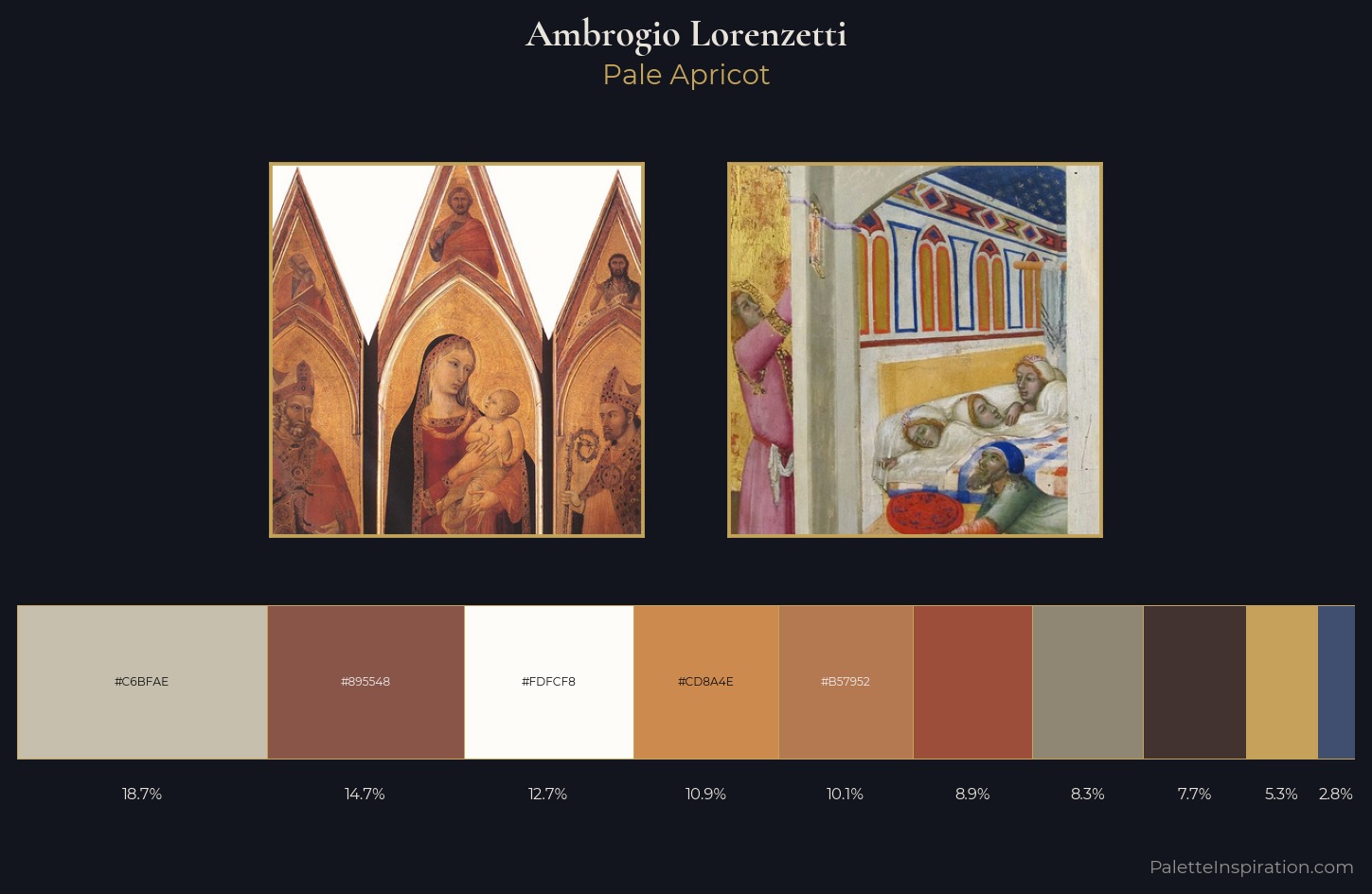 Ambrogio Lorenzetti Palette 1 — Pale Apricot