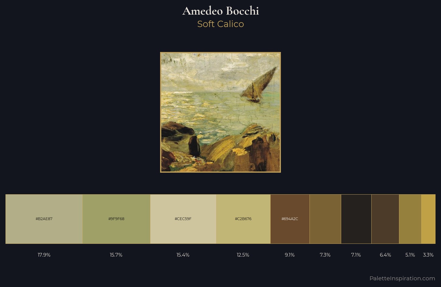 Amedeo Bocchi Palette 2 — Soft Calico