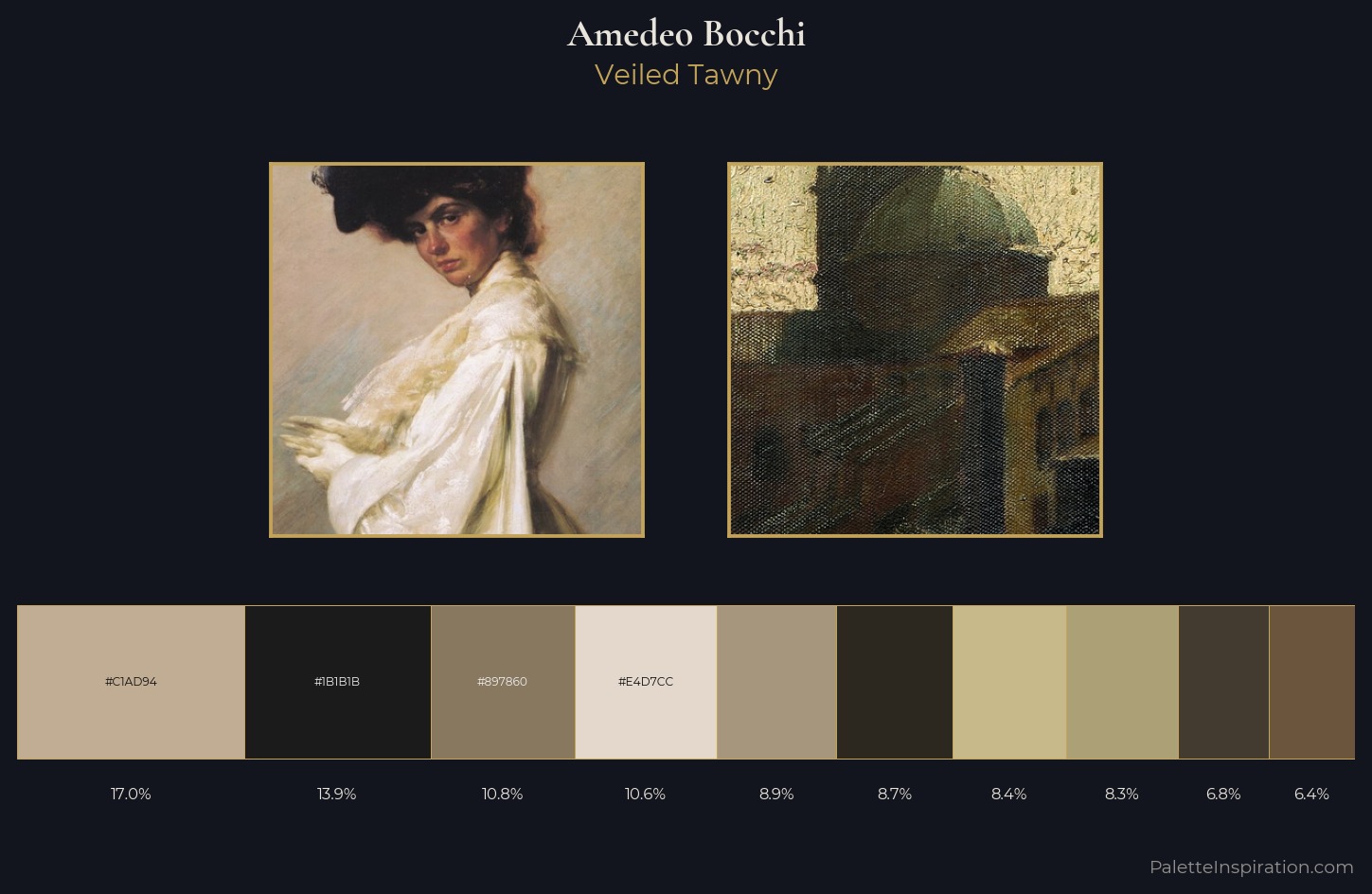 Amedeo Bocchi Palette 4 — Veiled Tawny
