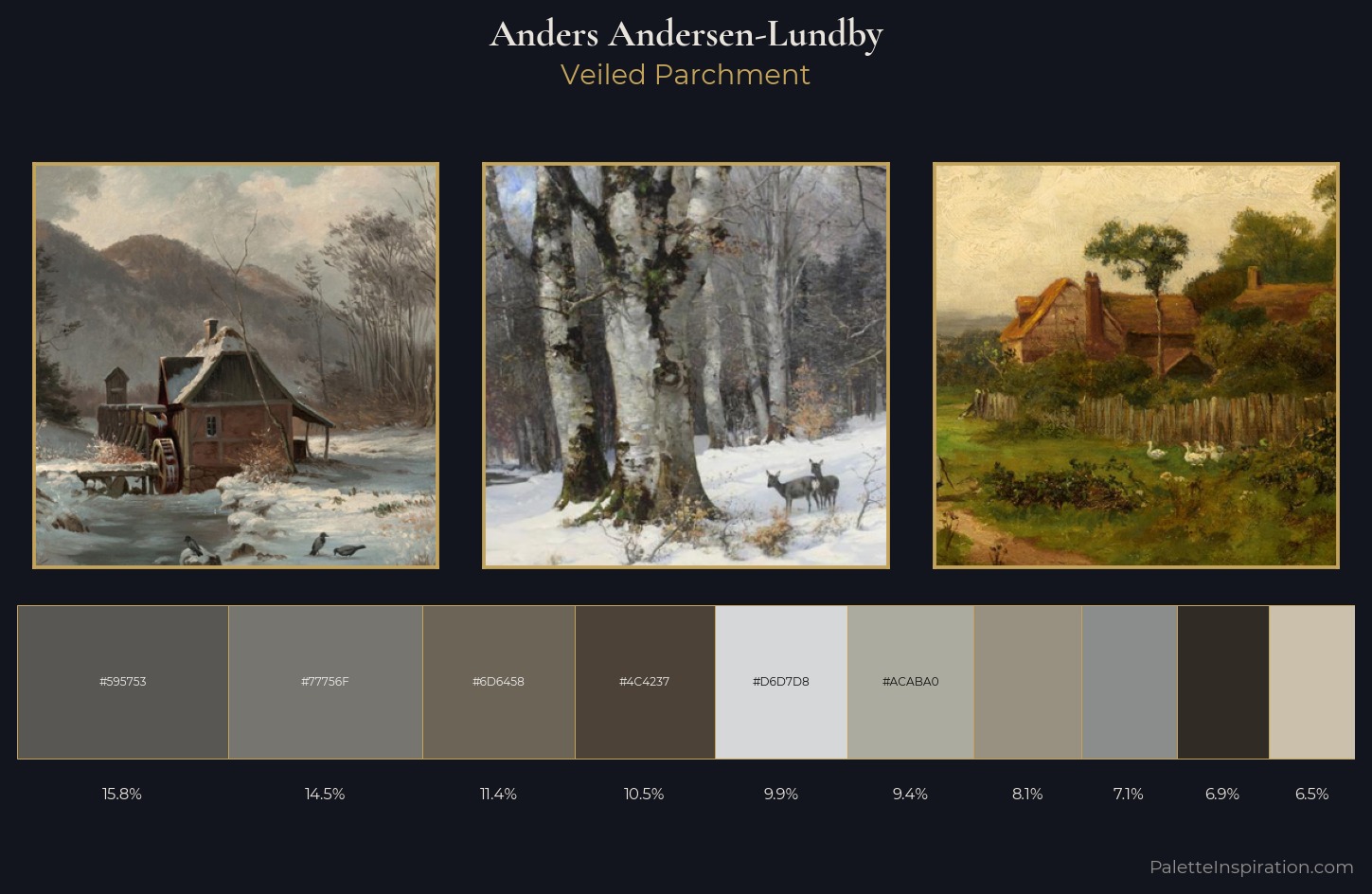 Anders Andersen-Lundby Palette 3 — Veiled Parchment