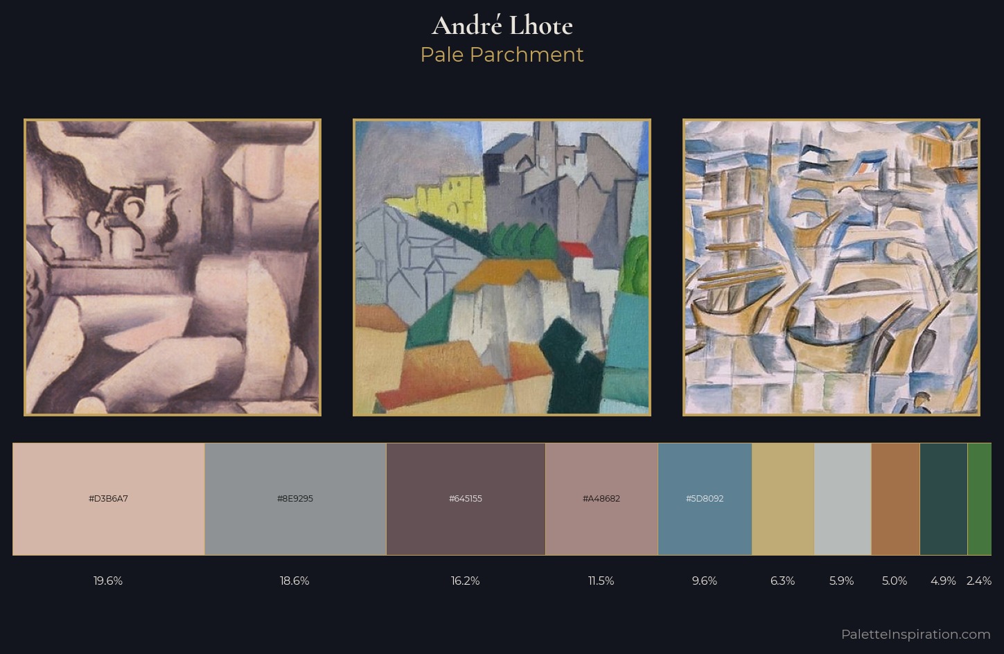 André Lhote Palette 1 — Pale Parchment