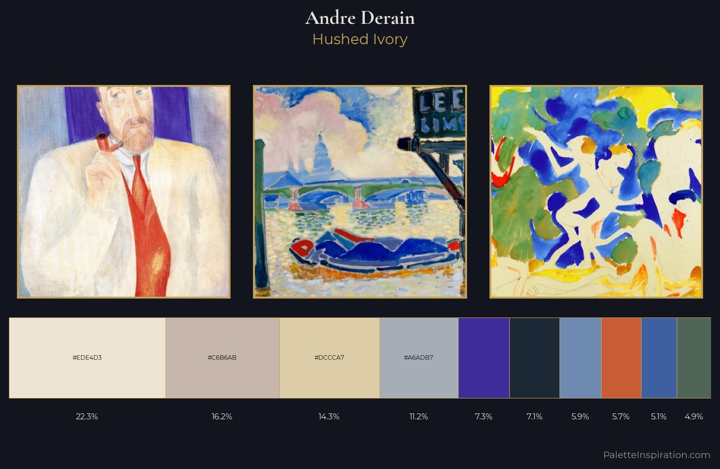 Andre Derain Palette 2 — Hushed Ivory