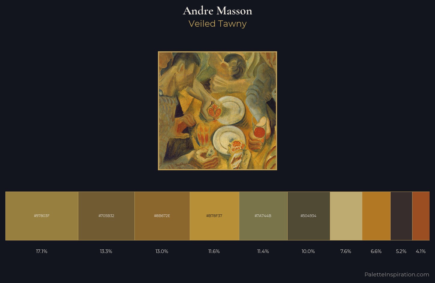 Andre Masson Palette 3 — Veiled Tawny