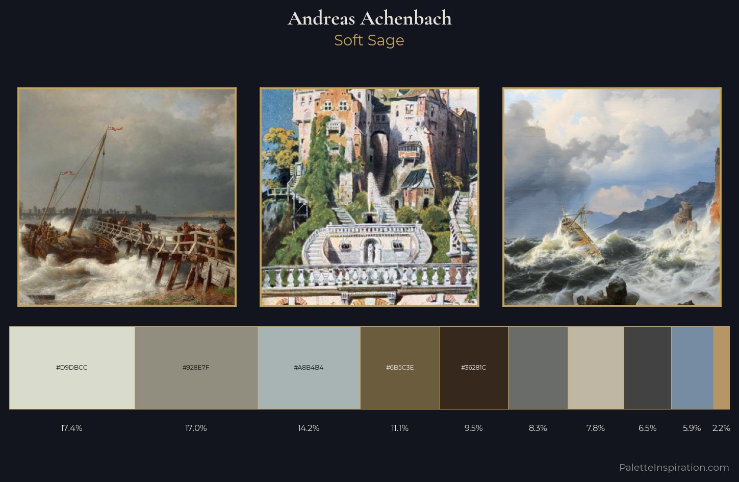 Andreas Achenbach Palette 3 — Soft Sage