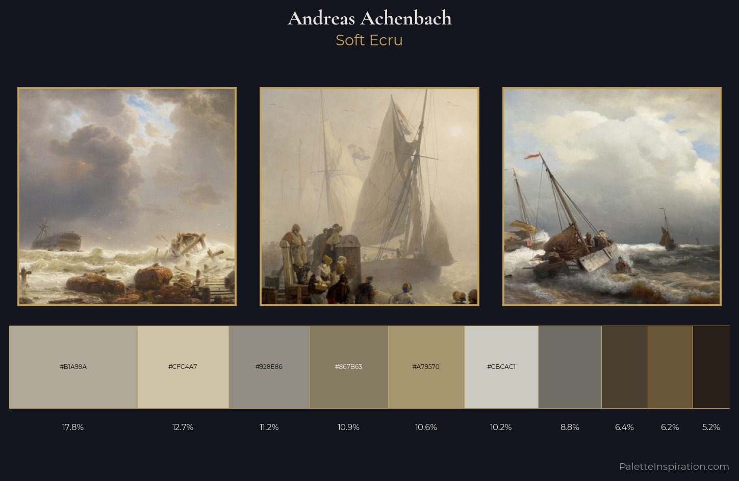Andreas Achenbach Palette 5 — Soft Ecru