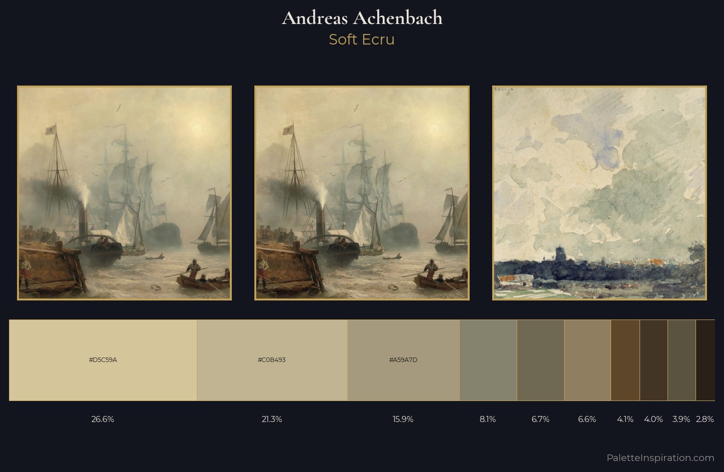 Andreas Achenbach Palette 7 — Soft Ecru
