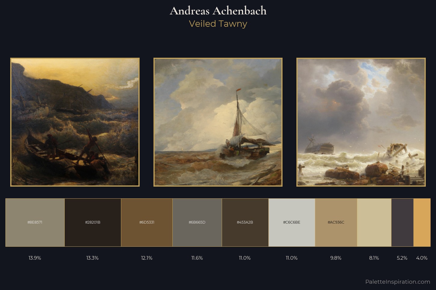 Andreas Achenbach Master Palette — Veiled Tawny