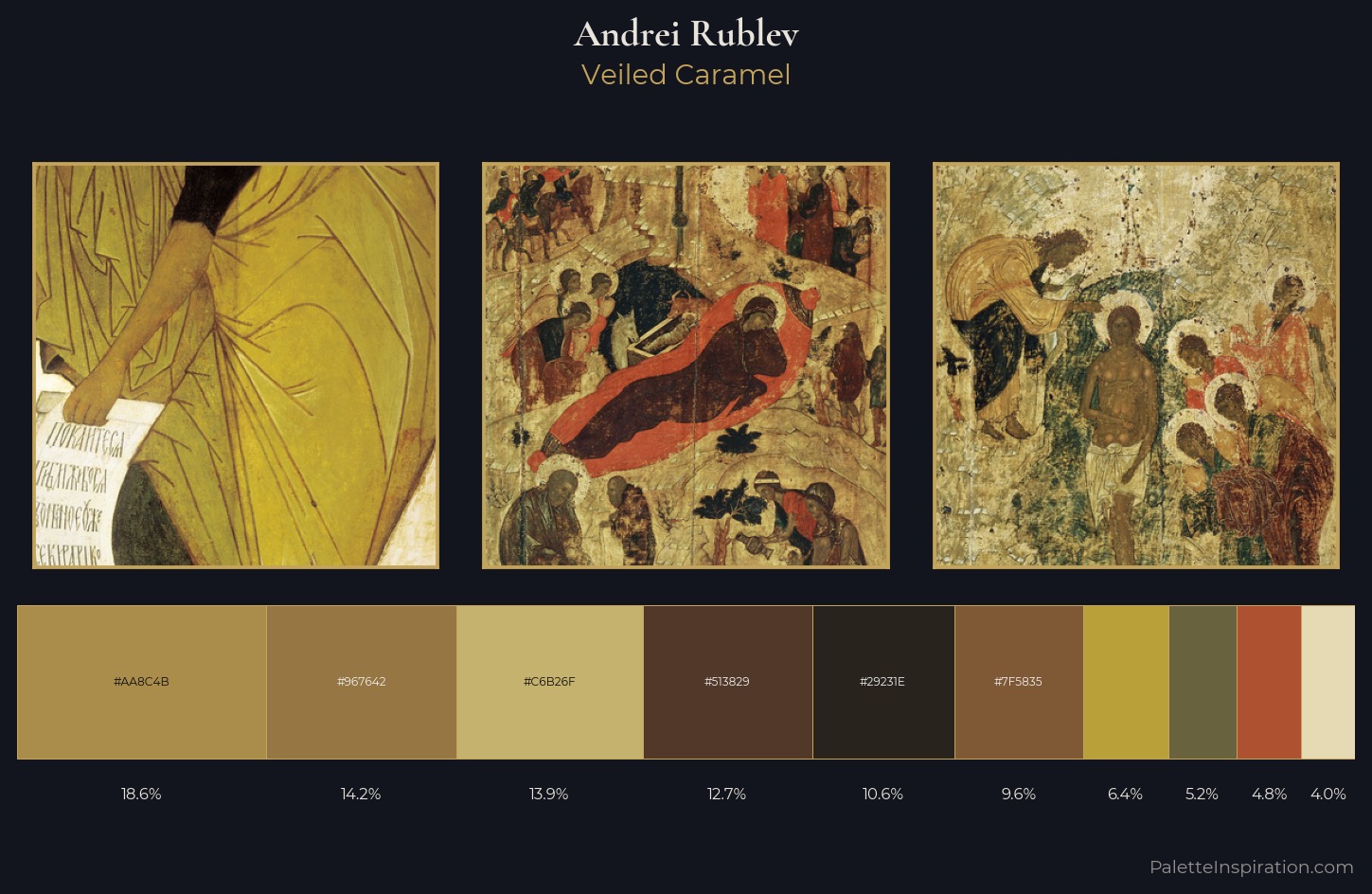 Andrei Rublev Palette 5 — Veiled Caramel