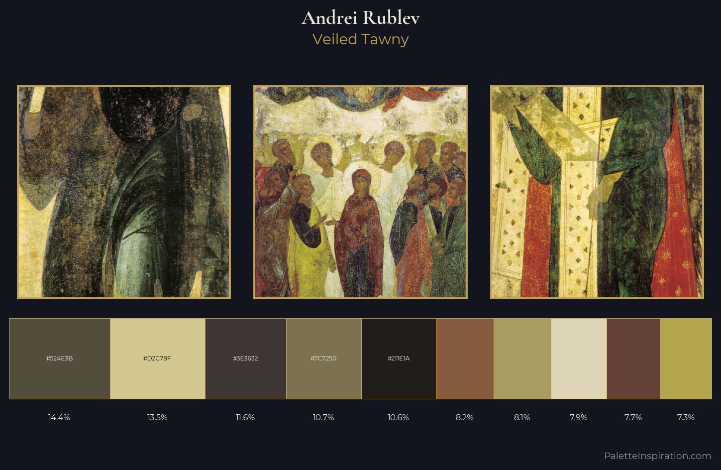 Andrei Rublev Palette 6 — Veiled Tawny